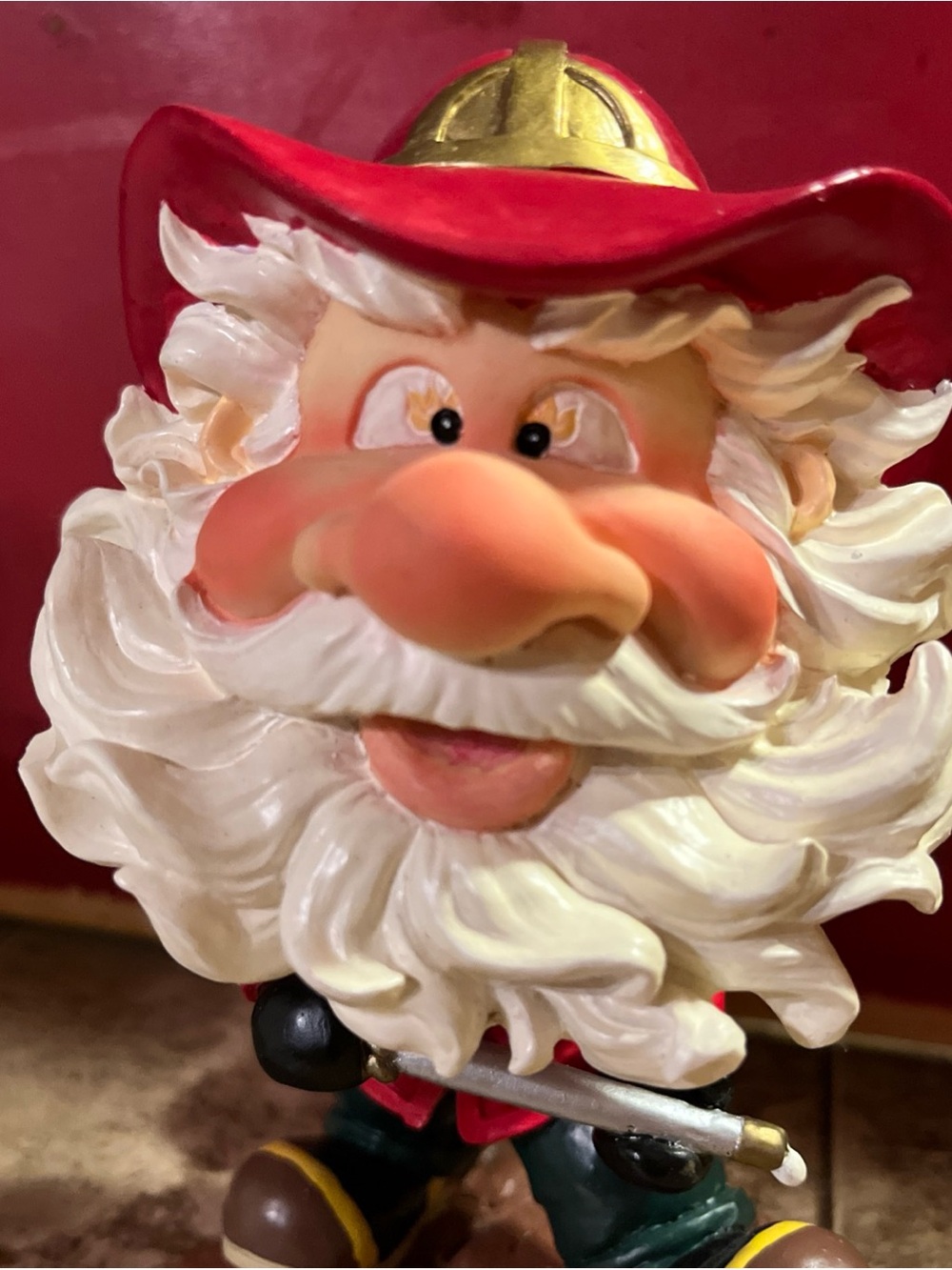 🔥 Santa Fire Fighter Bobblehead Christmas Fireman House of Lloyd Heroes